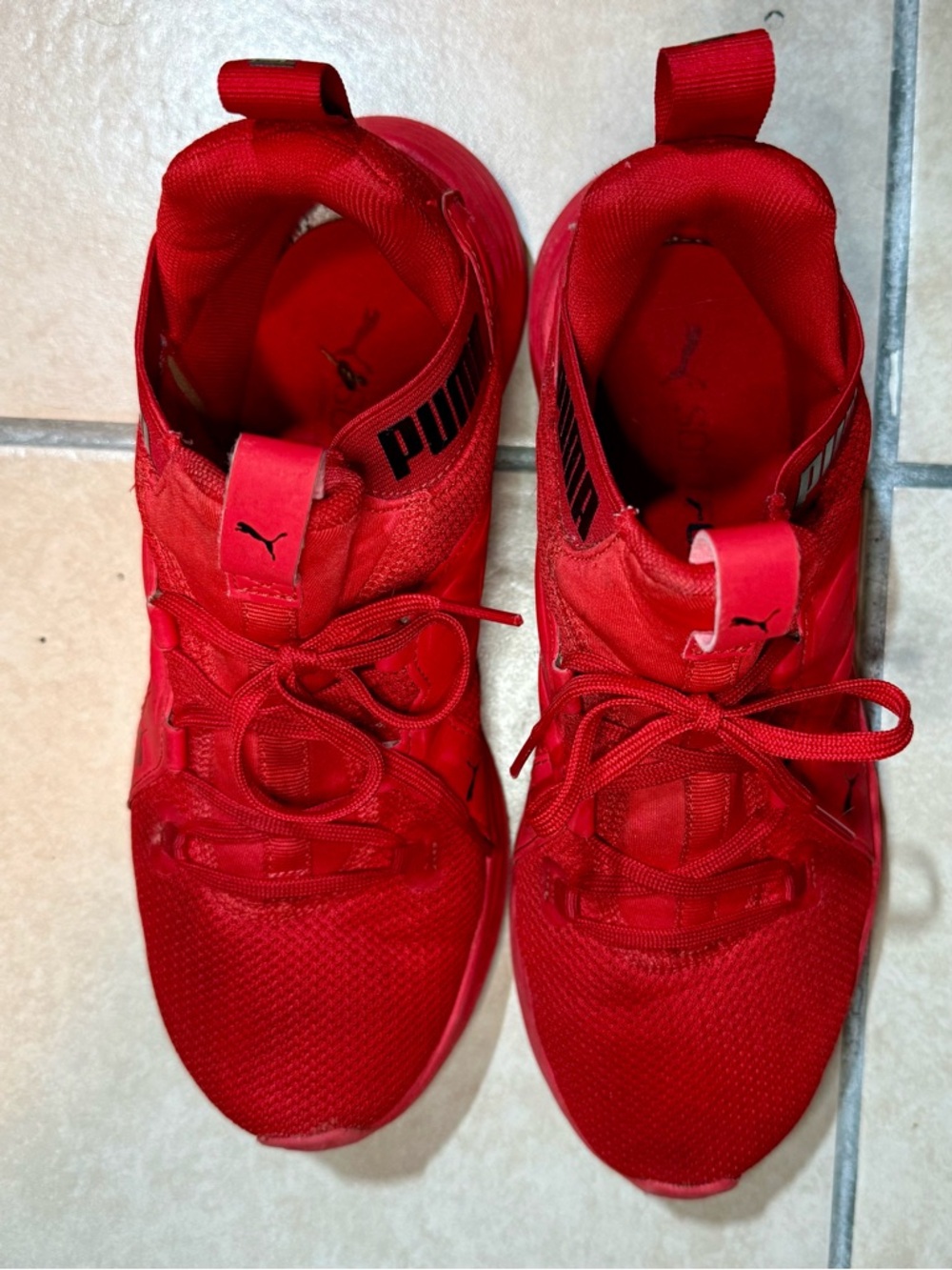 Puma Red Men's Athletic Sneakers